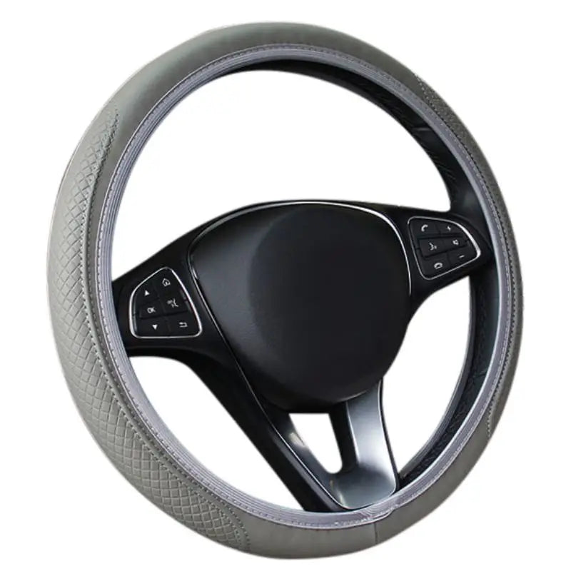 All Season Car Steering Wheel Cover Anti-Slip Durable Wheel Protector Universal Fit For Car Truck SUV