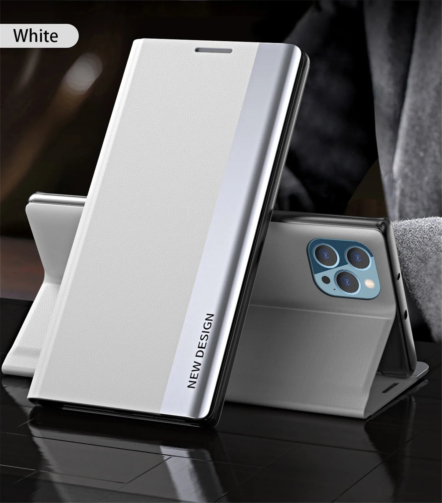 Luxury Flip Case For iPhone 16 Pro 15 14 Plus 12 11 13 Pro Max XS XR Leather Stand Cover For iPhone 6 6S 7 8 Plus Phone Case