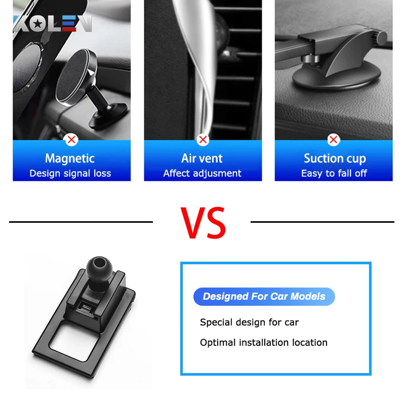 Car Mobile Phone Holder For Audi A1 2011 2012 2013 - 2019 Gravity Stand GPS Special Mount Support Navigation Bracket Accessories