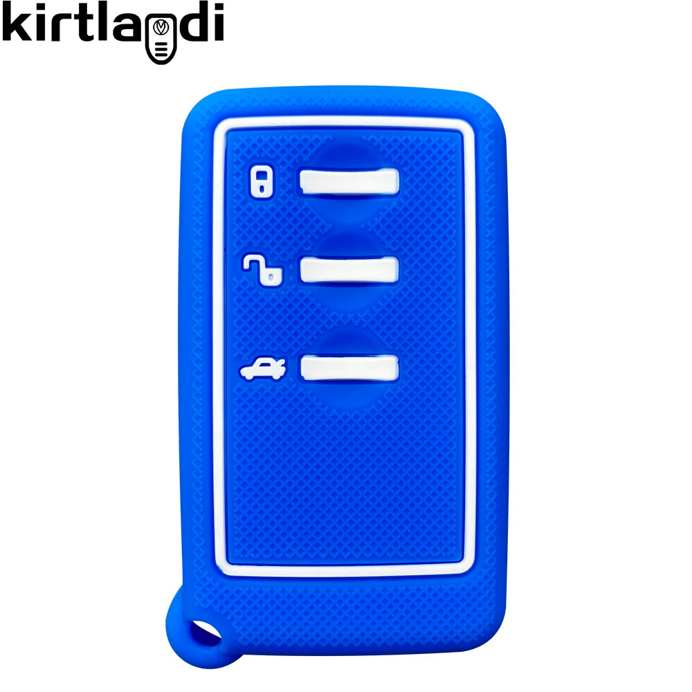Kirtlandi Key Cover Case Holder for Subaru Forester Outback Legacy XV 3 Buttons Smart Fob Set Car Accessories Keychan Protective