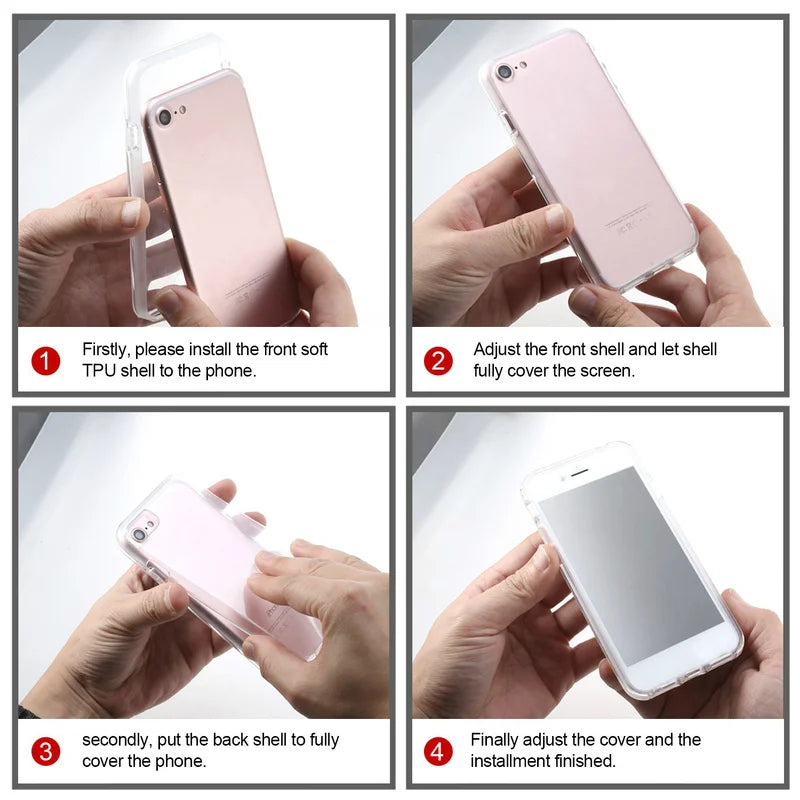 360 Full Silicone Case for Xiaomi Redmi Note 13 14 Pro Plus 12S 11S 10S 9 8 7 Pro 9S 14C 14T 13T 12T 11T 10T Poco X6 X5 X4 X3 F3
