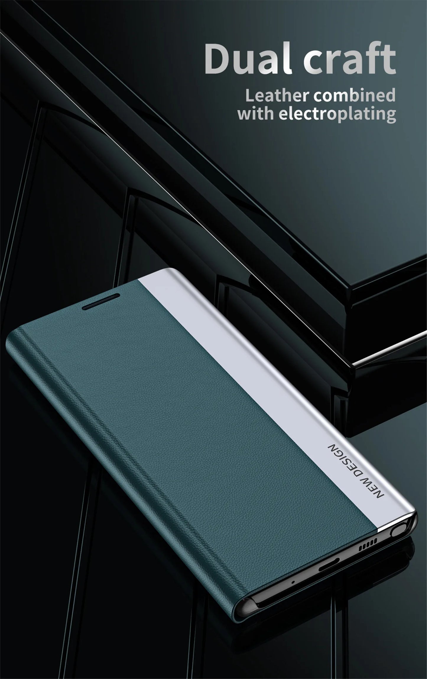 Luxury Leather Flip Case For Samsung Galaxy S25 Edge S24 S23 S22 S21 S20 Ultra S10 Plus S23 S21 S24 FE Note 20 Ultra Stand Cover