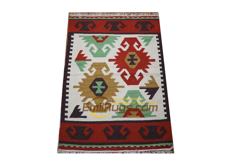 KILIM Kilim Pure Wool Handmade Orange Carpet Mattress Blanket Bed Blanket ck1 60x90 2gc165kliyg8