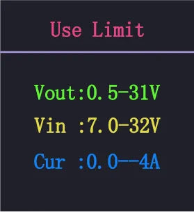 DC DC Automatic Boost/Buck Converter CC CV Power Module 0.5-30V 3A 35W/4A 50W Adjustable Regulated power supply Voltmeter