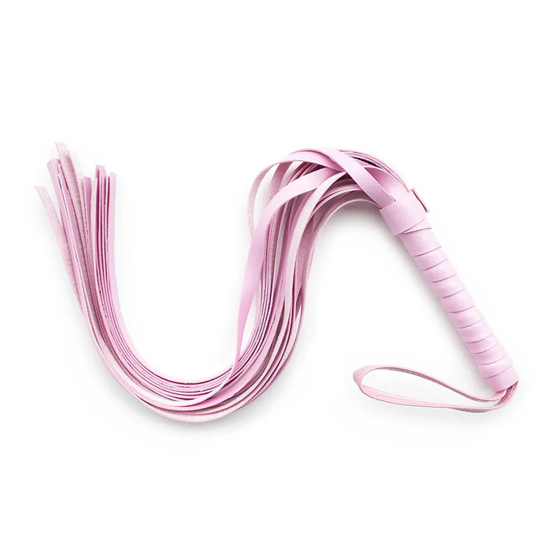 44cm PU Leathe Whip Sex Spanking BDSM Bondage Handle Lash Gay Fetish Horse Adult Erotic Toys For Adults