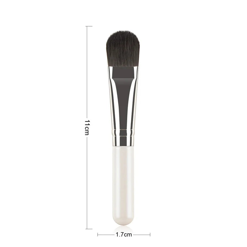 Ronshadow Single Portable Woonden Handle Mask Cream Makeup Brush Facial Face Skin Care Make up Tool