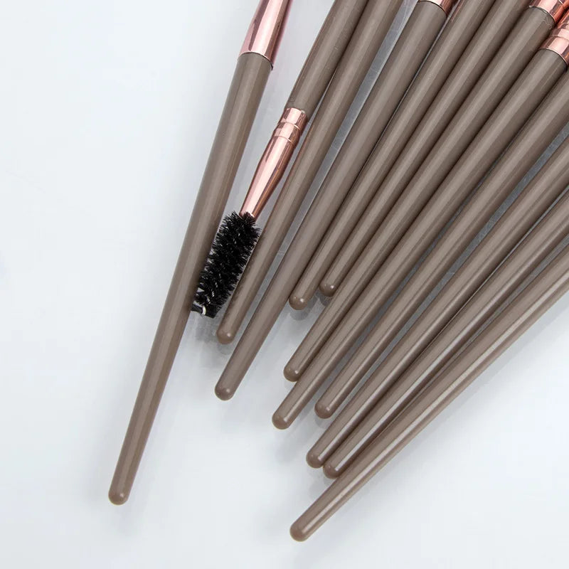 Ronshadow 12PCS Makeup Brushes Set Brochas Maquillaje Pincel De Maquiagem Kit Rangement Maquillage Beauty  Makeup Tools