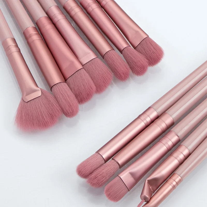 Ronshadow 12PCS Makeup Brushes Set Brochas Maquillaje Pincel De Maquiagem Kit Rangement Maquillage Beauty  Makeup Tools