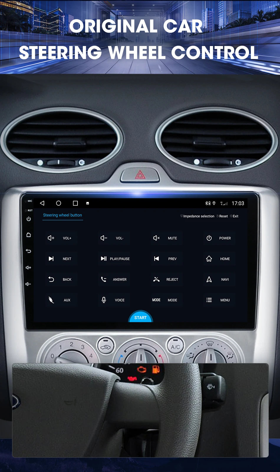 2 Din Android 12 Car Radio For Ford Focus 2 3 Mk2/Mk3 2004-2011 Multimedia Video Player GPS 4G Carplay Auto Stereo RDS Head Unit