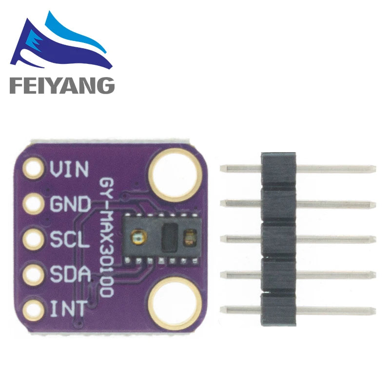 MH-ET LIVE MAX30102 MAX30100 Heart rate Sensor Module Puls detection Blood oxygen concentration test For Arduino Ultra-Low Power
