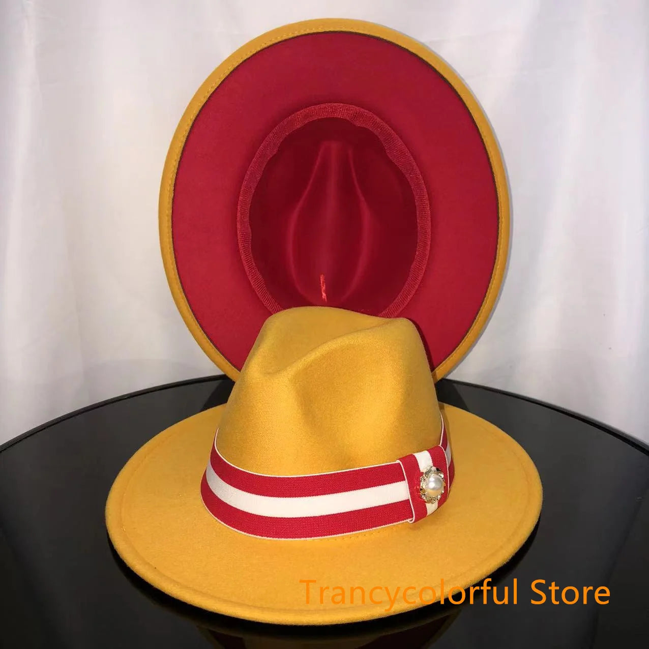 Fedora hat men and women jazz hat stretch ribbon accessories white top hat church men's winter hat шапка женскаязима 2021