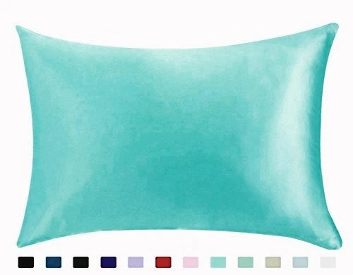 1PC Pillowcase Silk Pillow Cover Silky Satin Hair Beauty Pillow case Comfortable Pillow Case Home Decor wholeStandard/Queen 1PC