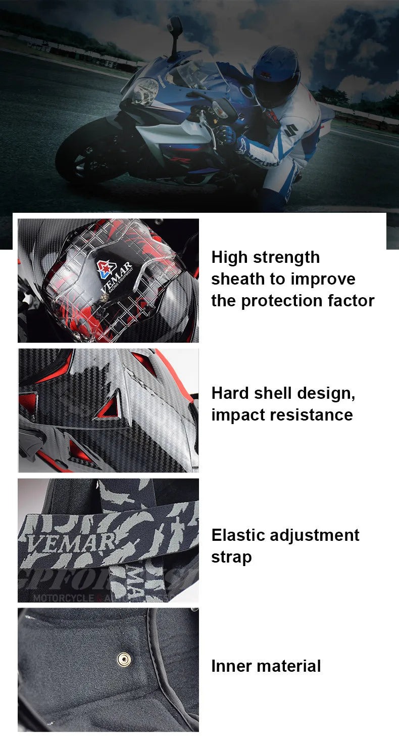 VEMAR Motorcycle Racing Riding Knee Guard Protective MX Motocross Knee Protectors Pads Armor Kneepads Gear Rodilleras Moto