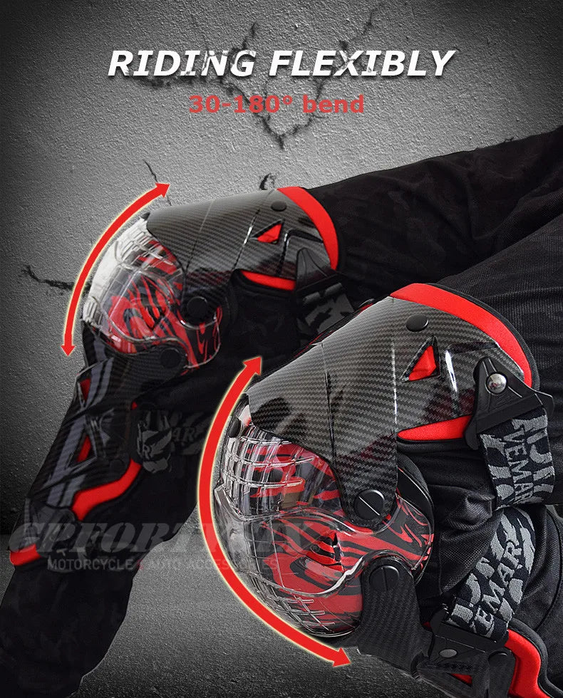 VEMAR Motorcycle Racing Riding Knee Guard Protective MX Motocross Knee Protectors Pads Armor Kneepads Gear Rodilleras Moto