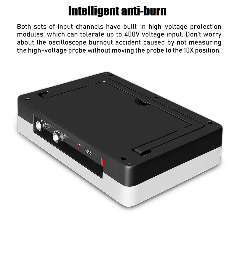 FNIRSI-1013D Digital Tablet Oscilloscope Dual Channel 100M Bandwidth 1GS Sampling Rate 7 Inches Mini Tablet Digital Oscilloscope