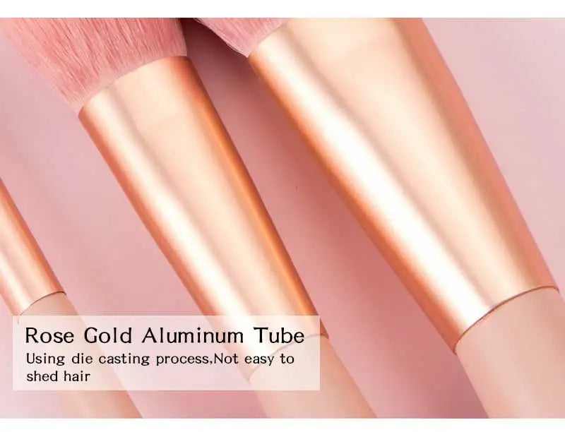 Ronshadow 9PCS Makeup Brushes Set Brochas Maquillaje Pincel De Maquiagem Kit Rangement Maquillage Beauty Packaging Makeup Tools