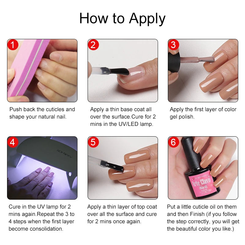 3PCS/Set Arte Clavo Gel Nail Polish Kit 15ml Nail Art UV LED Gel Set For Manicure Long Lasting Gel Polish Set Soak off Varnishes