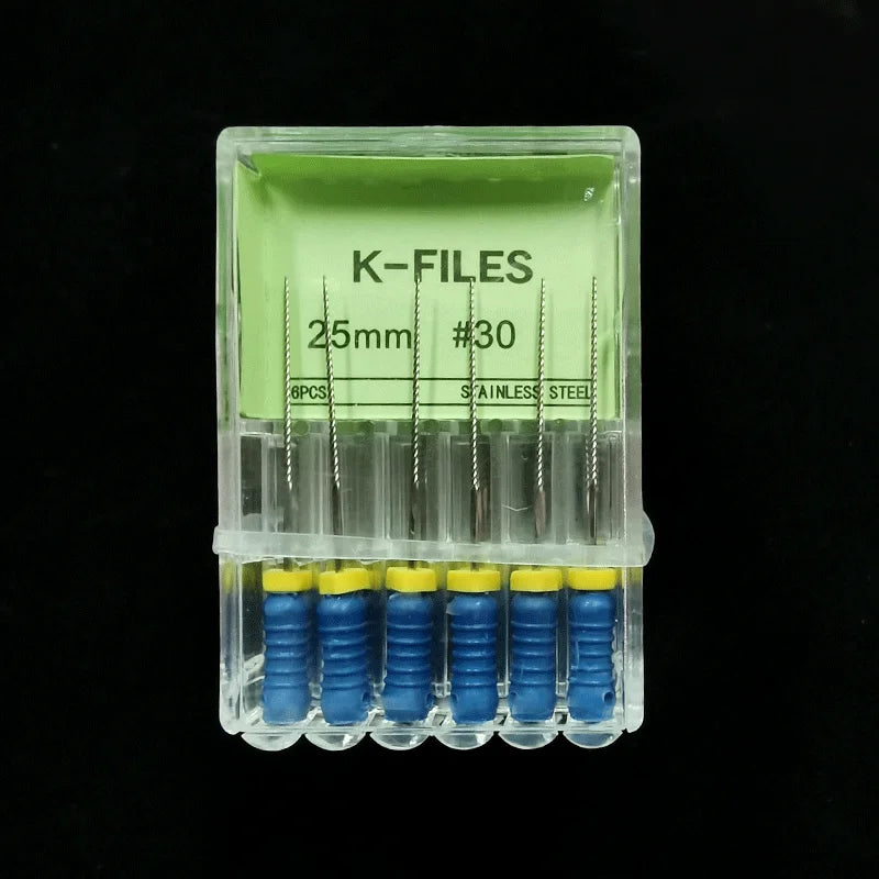 Dental Root Cannal Endo K File 21mm 25mm 31mm Stainless Steel Endodontic Instruments Dentist Dentistry Odontologia Tools
