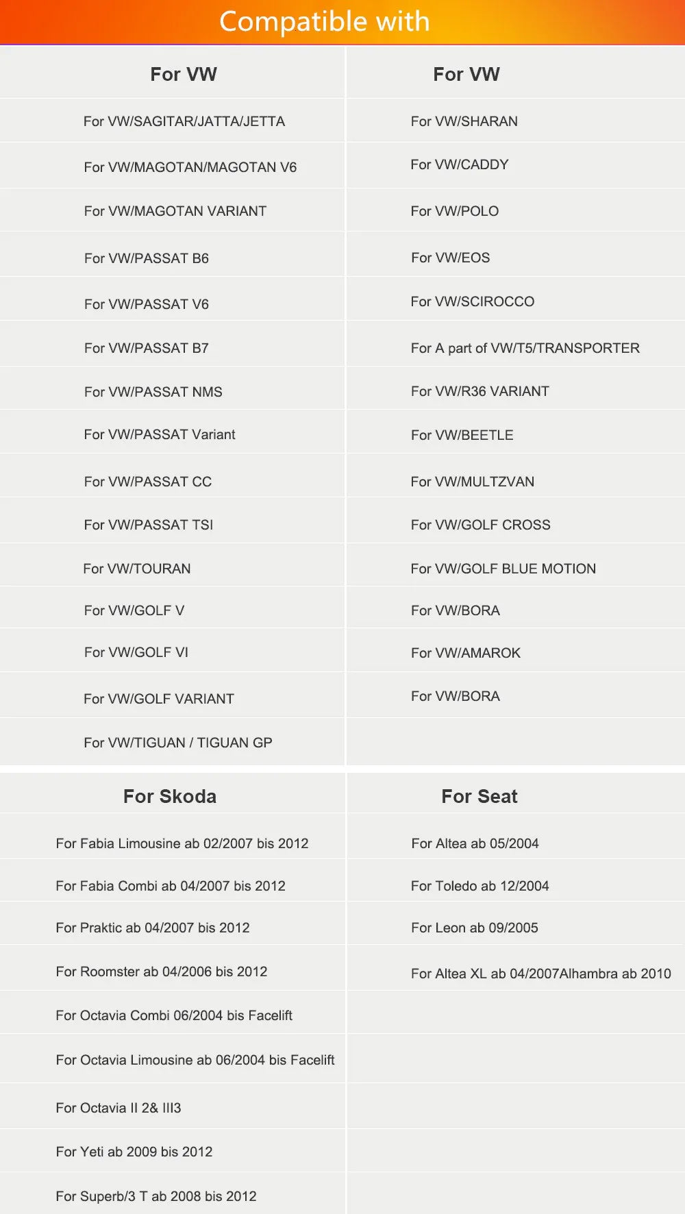 7/8/9" Android13 BT GPS Car Multimedia Radio for Volkswagen VW Golf 5 6 Polo Passat B6 B7 CC Skoda Jetta Tiguan Touran GOLF POLO