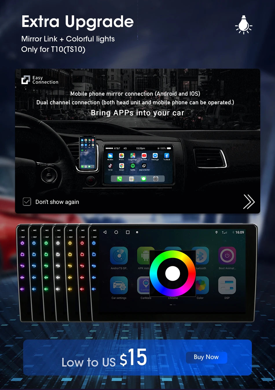 Srnubi Car Radio 2 Din Android 12 Auto Carplay Universal 7" 9" Multimedia Player for Nissan Honda Toyota Lada Volkswagen Hyundai