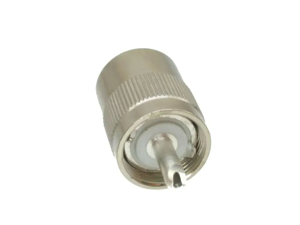 1PCS Connector UHF male PL259 plug solder RG58 RG142 LMR195 RG400 RF cable Silver