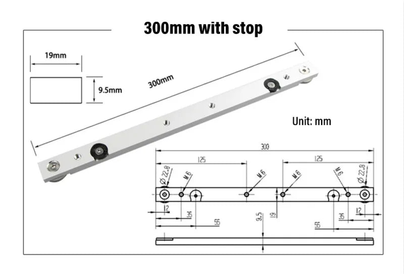 T Tracks Hardware Red Woodworking T Slot Slider Practical Pusher Modification Metal Miter Tool Bar Limit