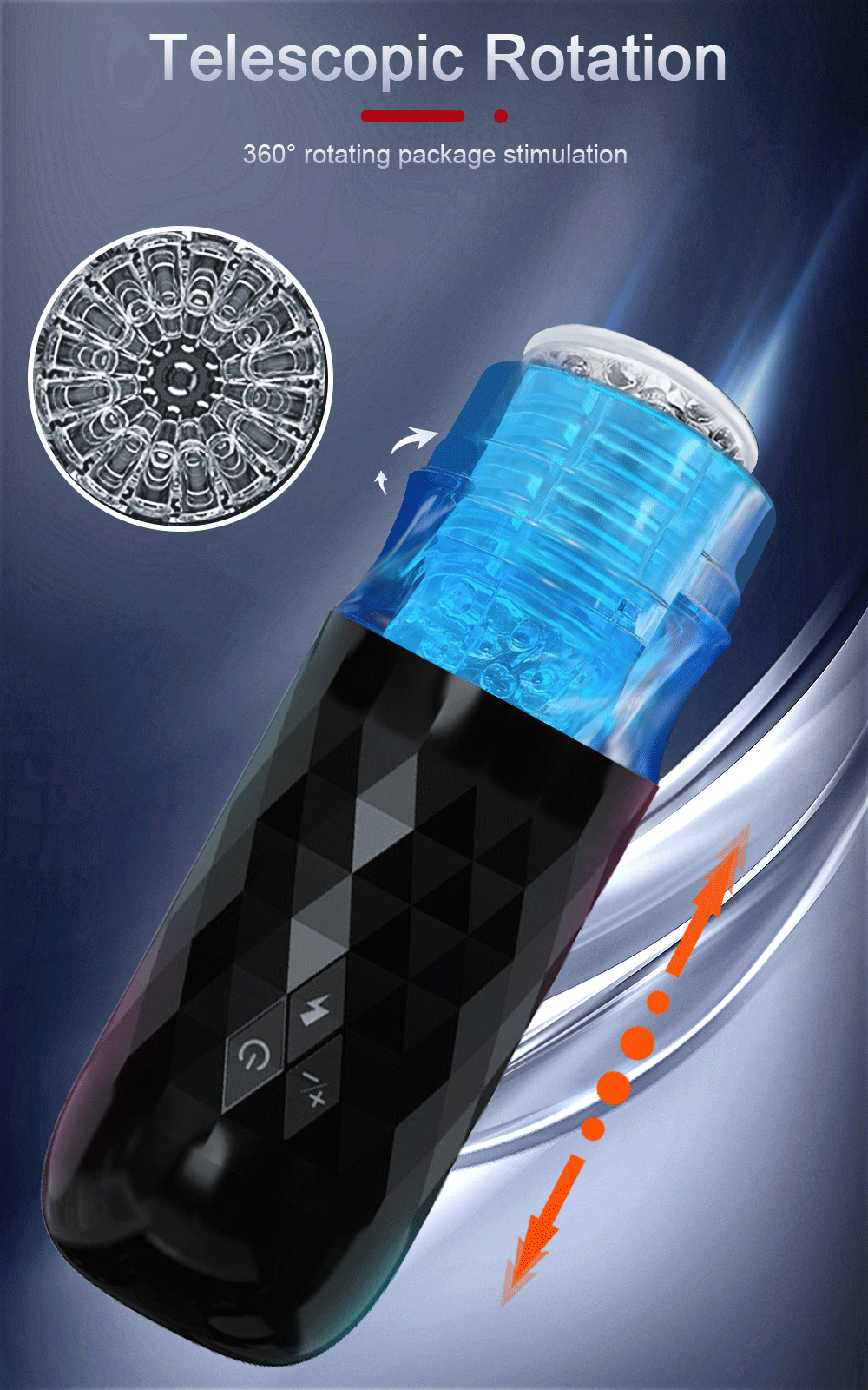 Telescopic Rotation Male Masturbator Vagina Masturbation Equipment Sex Toys for Men Goods for Adults Piston Automatic Mastubator