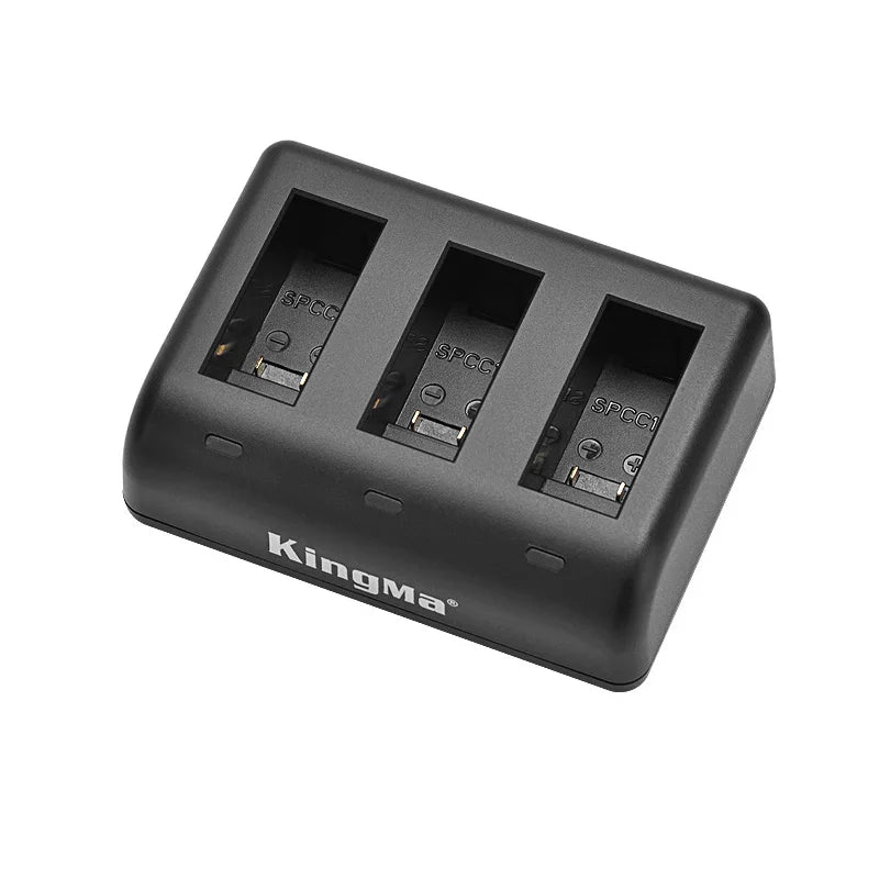 New intelligent For GoPro Max Battery 3 Slot Charger + 1400mAh lithium ion Battery For 360 Panoramic Go Pro Max Camera