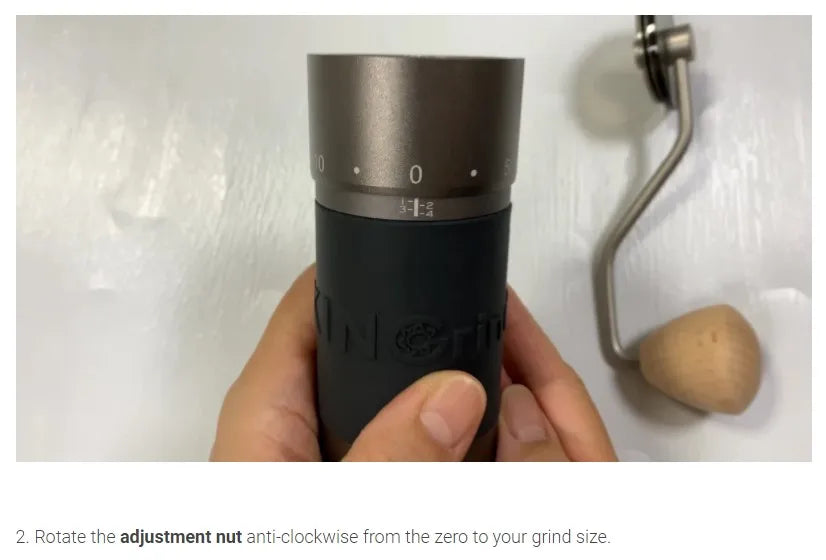 Kingrinder K4 /K6 manual coffee grinder portable mill 420stainless steel 48mm stainless steel Titanium plating burr