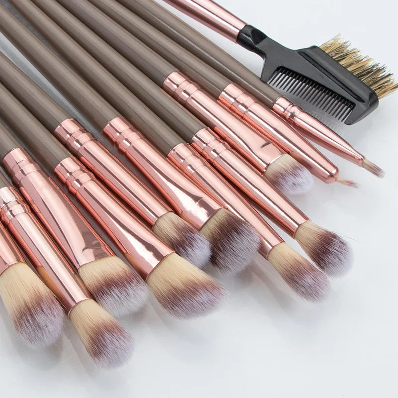 Ronshadow 12PCS Makeup Brushes Set Brochas Maquillaje Pincel De Maquiagem Kit Rangement Maquillage Beauty  Makeup Tools