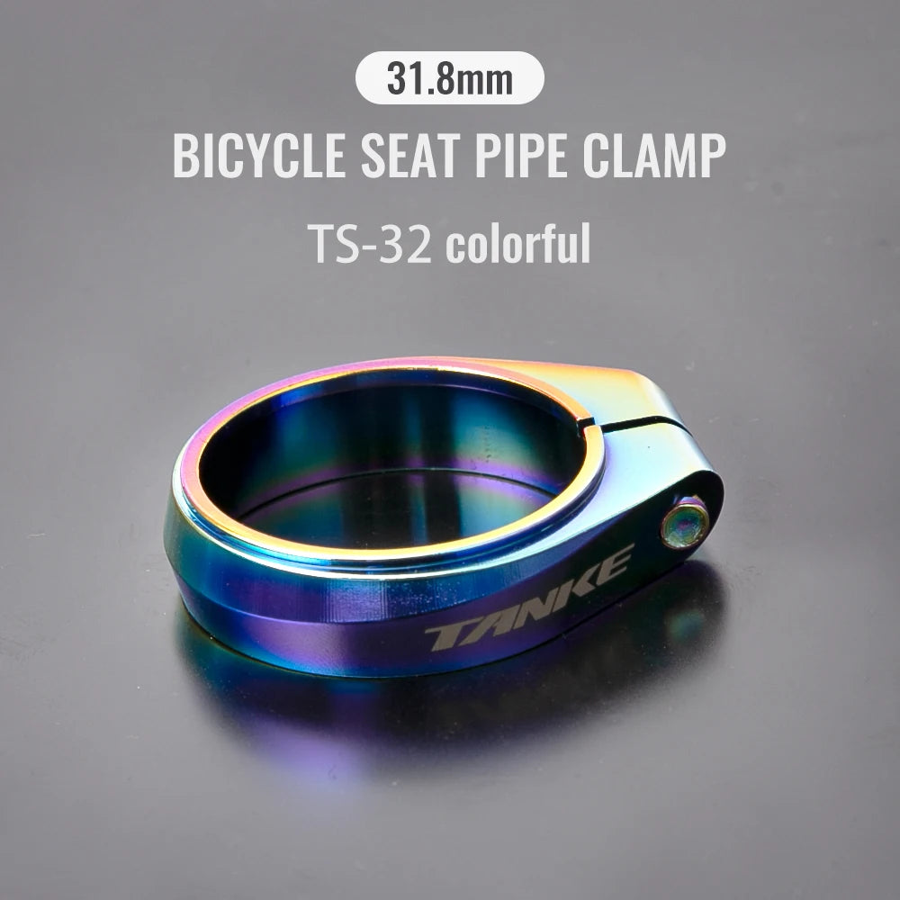 TANKE Seat Post Clamp MTB Road Bike 31.8 34.9mm Mountain Aluminum Alloy Ultralight Mountain Bicycle Seatpost Clamps Cycling Part