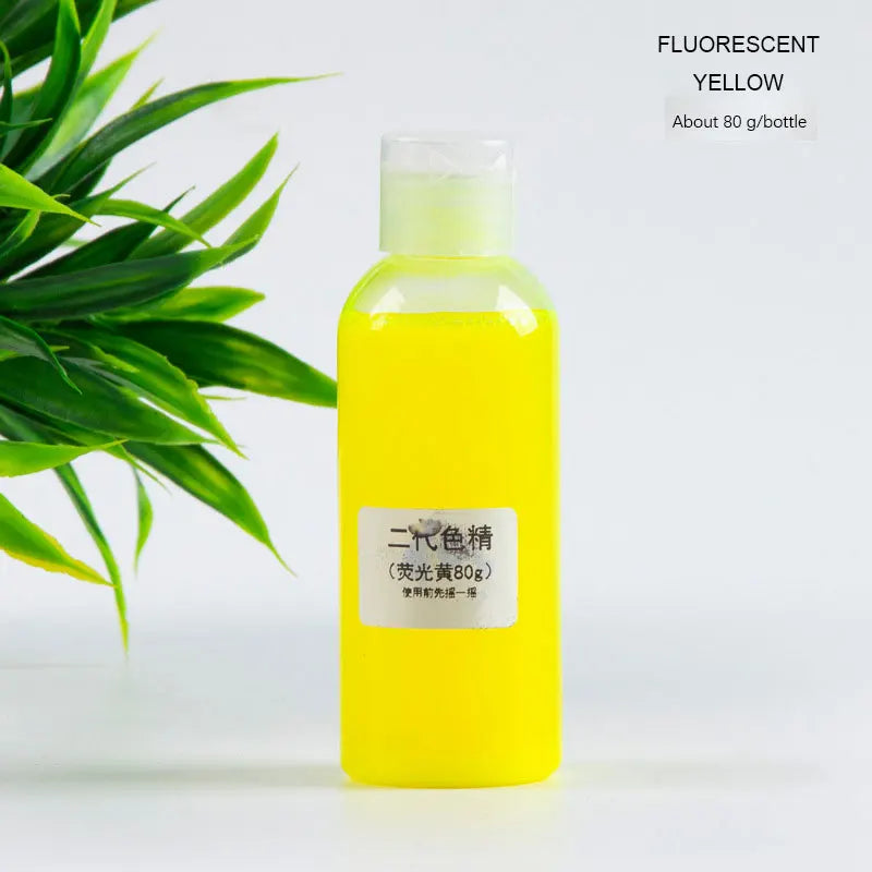 80g Epoxy Resin Pigments Second-generation Highly Concentrated Bright Color Precision Liquid Colorant Dye DIY Jewelry Making