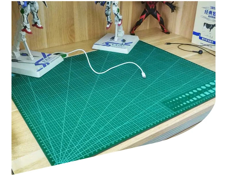 A2 Cutting Board Grid Line Self-healing Cutting Board Craft Card Multicolor Double-sided Desktop Manual Cutting Pad 60 * 45cm