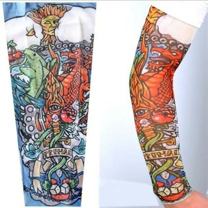 Fashion 3D Tattoo Printed Arm Sleeve