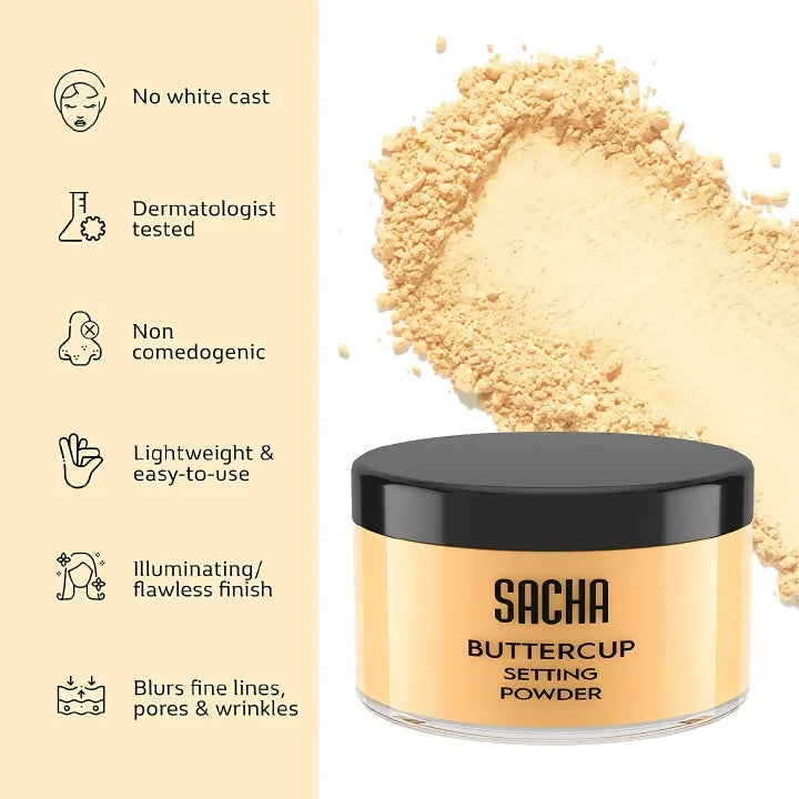 Two Sacha Buttercup Setting Powder