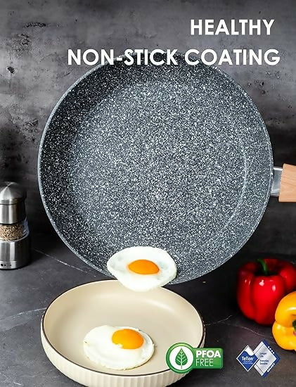 Marble Nonstick Frying Pan