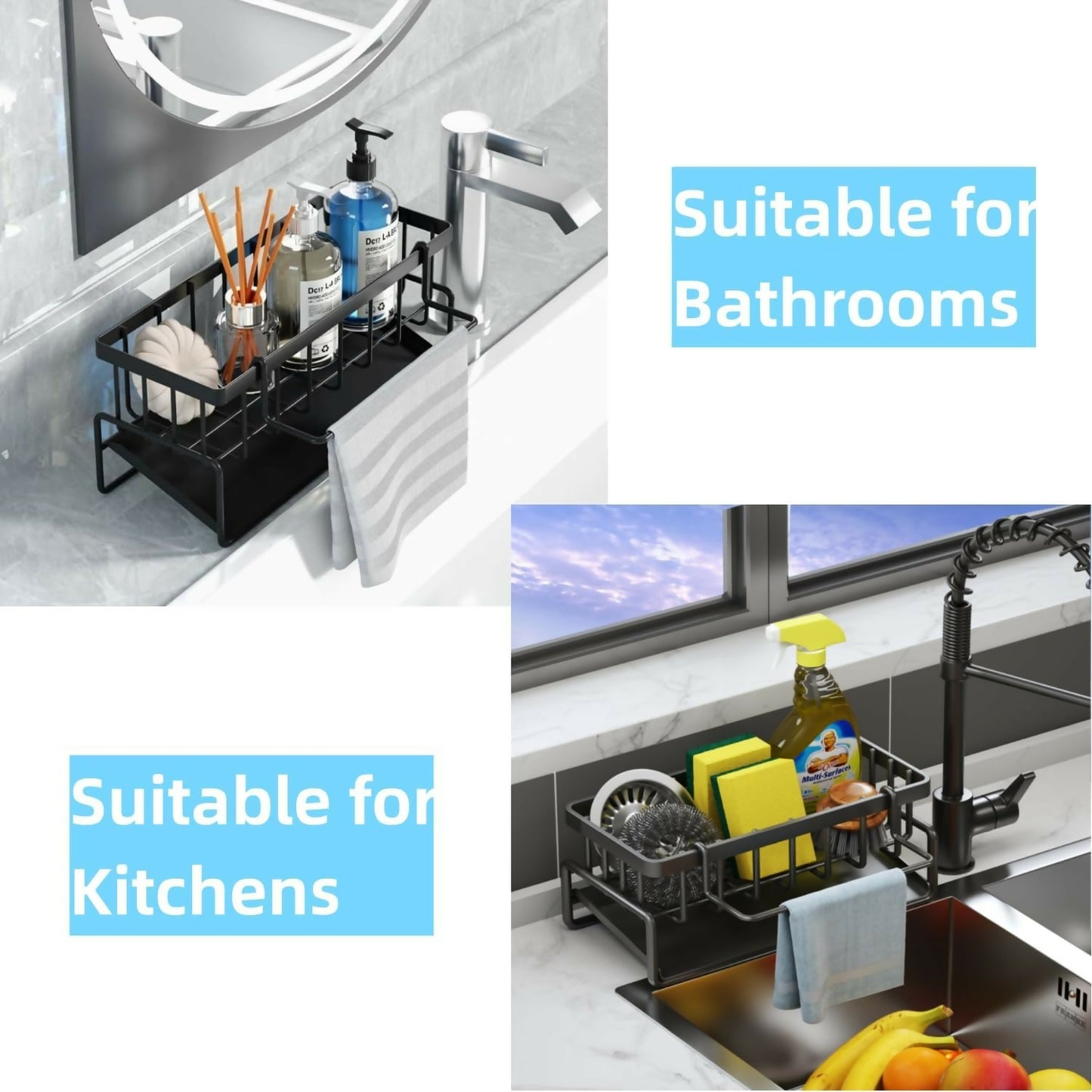 Kitchen / bathroom Sink Caddy