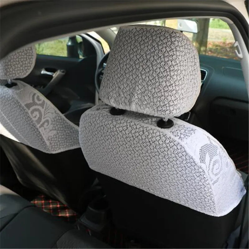 Half Lei mesh seat cover for AudiRS A1A3 A4 A5 A6 A7A8 S3 S5 S6 S7 S8  Lace car seat clothes four seasons car care 8pieces