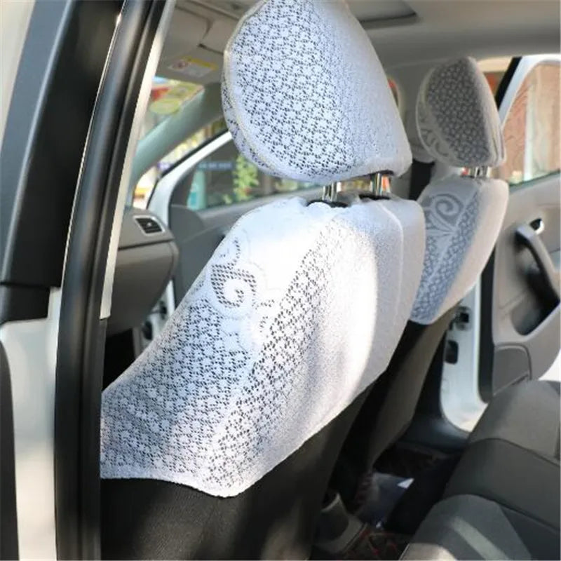 Half Lei mesh seat cover for AudiRS A1A3 A4 A5 A6 A7A8 S3 S5 S6 S7 S8  Lace car seat clothes four seasons car care 8pieces