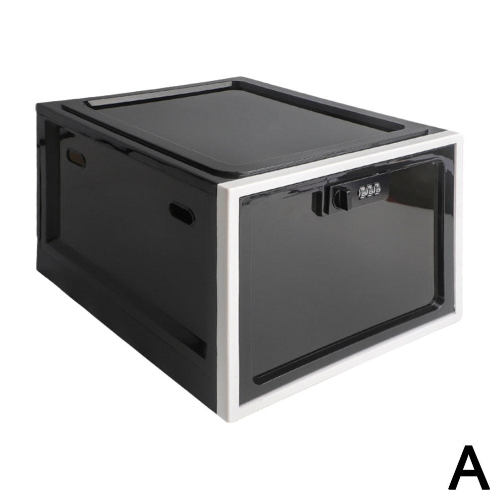 Refrigerator Food Transparent Storage Box With Combination Lock Medicine Box Compact Sanitary Mobile Phone Tablet Password Box