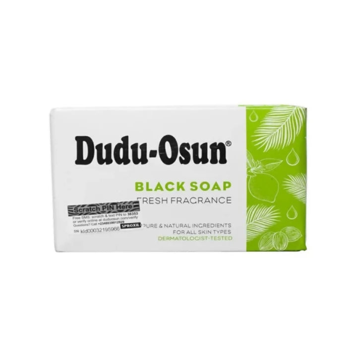 4 PCS Dudu-Osun African Black Soap Pure Natural