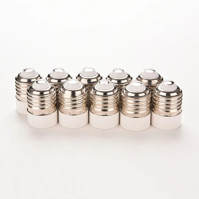 5Pcs/lot E27 to E14 lamp Holder Converter Socket Conversion light Bulb Base type Adapter Lamp Holder Conveters Fireproof