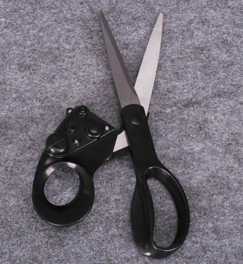 Sewing Laser Guided Scissors DIY Positioning Fabric Sewing Cut for Home Crafts Wrapping Gifts Straight Fast Scissor Shear