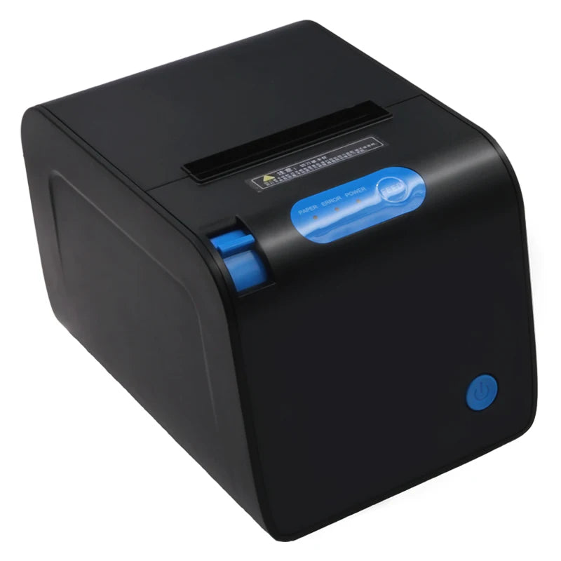 free shipping Auto-Cutter 80mm Thermal Receipt Printer YK-8032 Straight Thermal Print  for cash register USB/RS232/Ethernet