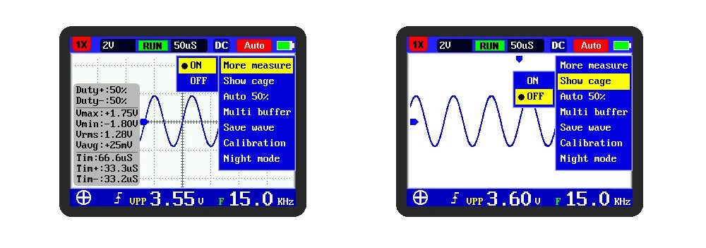 FNIRSI DSO PRO Mini Digital Oscilloscope 5MHz Analog Bandwidth 20MSps Sampling Rate Support Waveform Storage Viewing