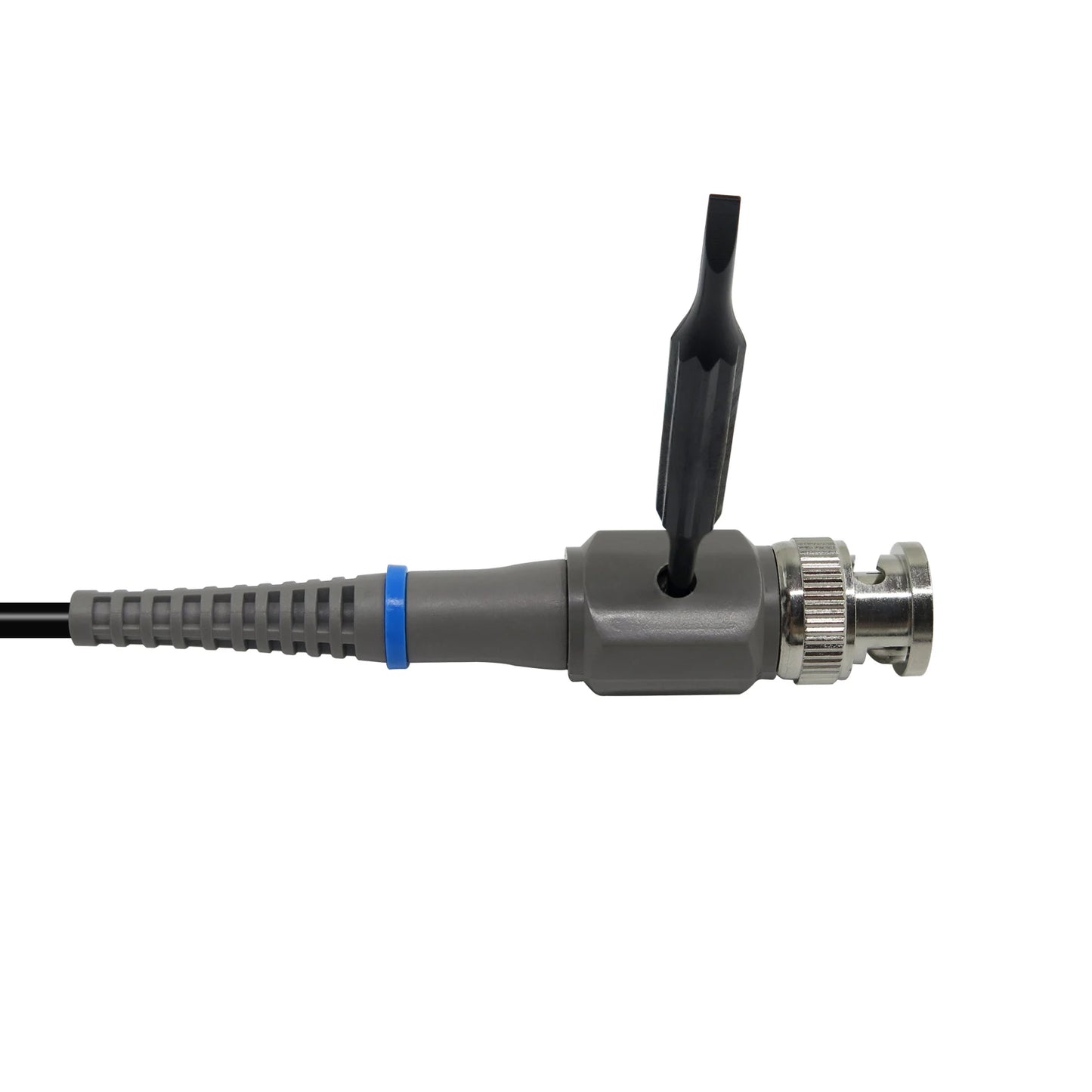 Cleqee P6100 2pcs 100MHz Bandwidth Oscilloscope Probe 1X/10X Adjustable Attenuation  BNC Leads Switchable Input Voltage 10:1