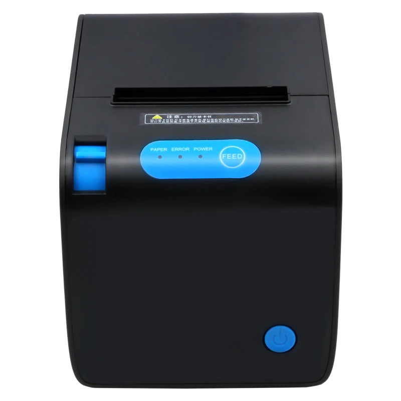 free shipping Auto-Cutter 80mm Thermal Receipt Printer YK-8032 Straight Thermal Print  for cash register USB/RS232/Ethernet