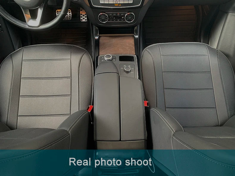 Ultra-Luxury Car Seat Protection Single Seat Without Backrest PU Senior Leather Car Seat Cover For Most Four-Door Sedan&SUV
