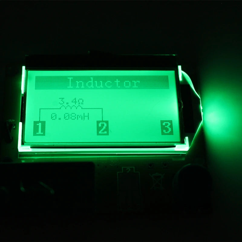 LCR-T4 ESR Meter Digital Combo Transistor Tester Diode Triode inductor Capacitance resistor MOS/PNP/NPN + Test clip