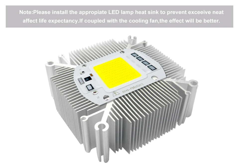 COB LED Lamp 10W 20W 30W 50W AC 220V IP65 Smart IC No Need Driver DIY Chip LED Bulb Flood Light Spotlight Lighting Lampada LED